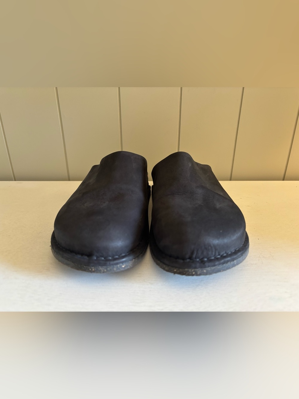 JENNI KAYNE Moc Clog Oiled Leather Black size 39 - Picture 8 of 10